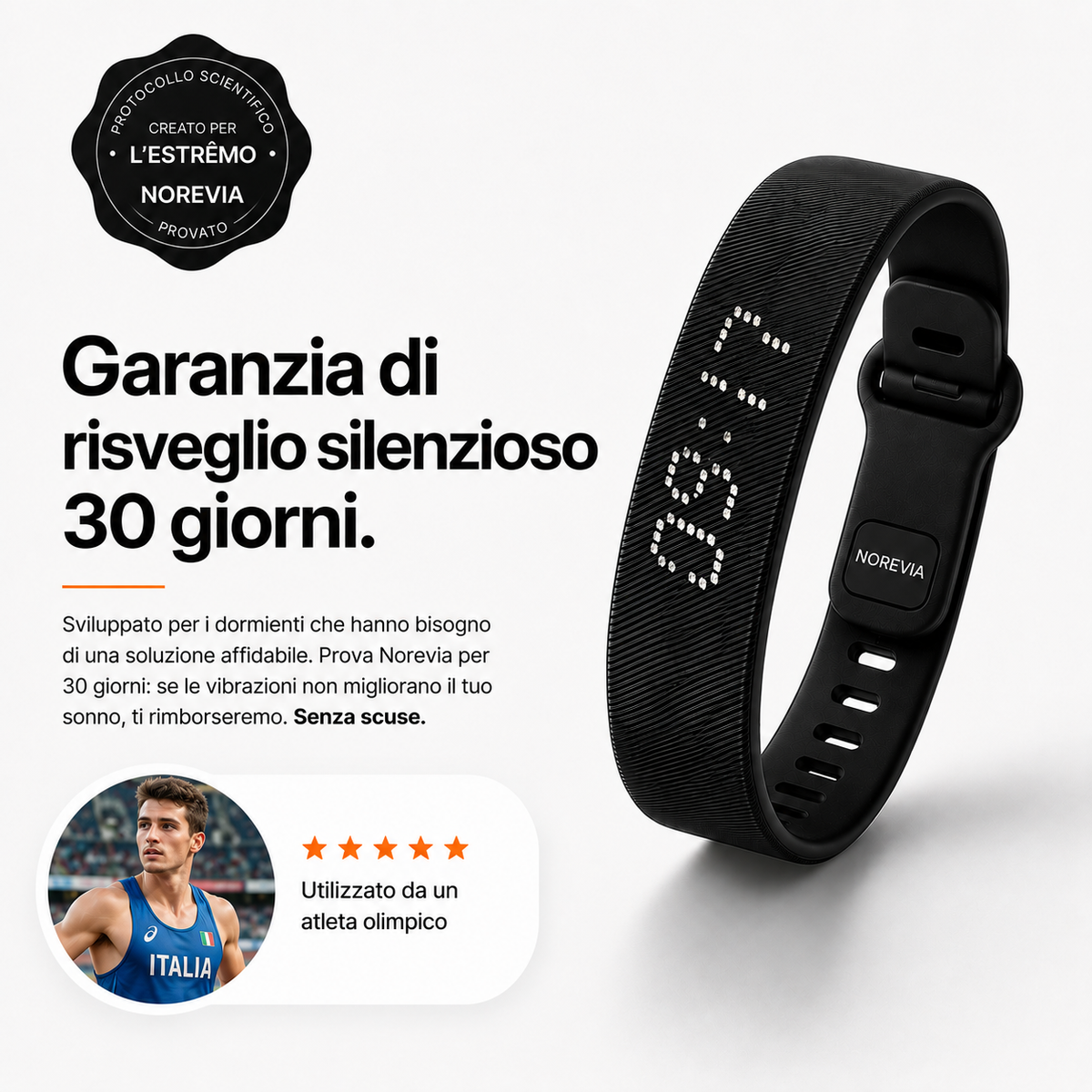Svegliati senza stress – Bracciale Norevia